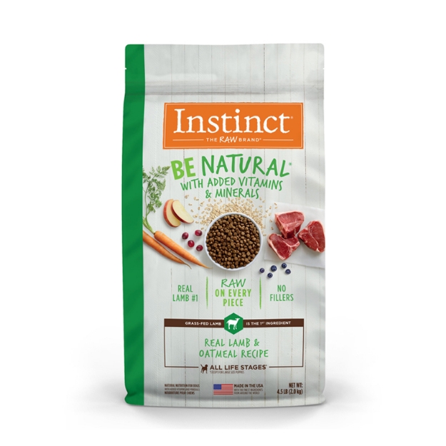 تصویر  غذای خشک Instinct مدل Be Natural مخصوص سگ تهیه شده از گوشت گوسفند و جو دوسر - 2 کیلوگرم