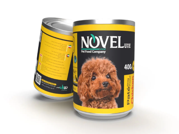 تصویر کنسرو Novelux مخصوص سگ تهیه شده از مرغ - 400 گرم 