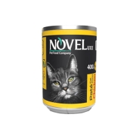 تصویر کنسرو  Novelux مخصوص گربه تهیه شده از مرغ - 400 گرم 