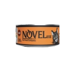 تصویر کنسرو Novelux مخصوص گربه مدل نچرال تهیه شده از مرغ و کدو حلوایی - وزن 120 گرم 