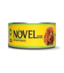 تصویر  کنسرو Novelux مدل نچرال تهیه شده از مرغ و سبزیجات مخصوص سگ وزن - 120 گرم 