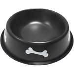 تصویر  ظرف غذا استیل Roz Pet مدل طرحدار مخصوص سگ و گربه 26 سانتی - سایز L 