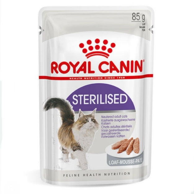 تصویر  پوچ Royal Canin مدل Sterilised Loaf مخصوص گربه بالغ عقیم شده - 85 گرم