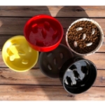 تصویر ظرف آب و غذا مخصوص سگ و گربه  مدل آرام خور