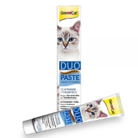 تصویر  خمیر مولتی ویتامین GimCat مدل Multivitamin Duo Paste مخصوص گربه با طعم ماهی تن - 50 گرم