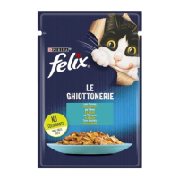 تصویر پوچ Felix مخصوص گربه تهیه شده از ماهی تن در ژله - وزن 85 گرم