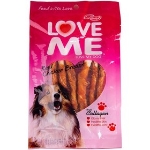 تصویر تشویقی Love me مخصوص سگ مدل پیچ پیچی گوشت - 80 گرم 