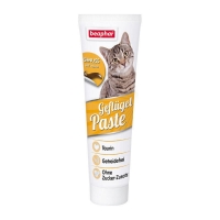 تصویر خمیر تشویقی Beaphar مخصوص گربه مدل Poultry paste با طعم مرغ - 100 گرم 