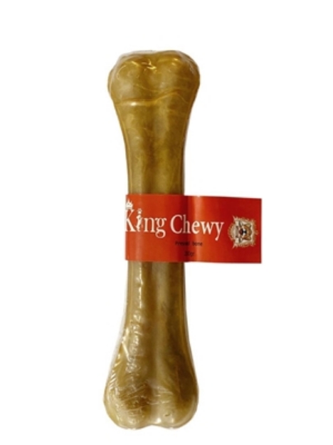 تصویر تشویقی King Chewy مدل استخوان ژلاتینی مخصوص سگ 20 سانتی - پک 1 عددی 135 گرم 