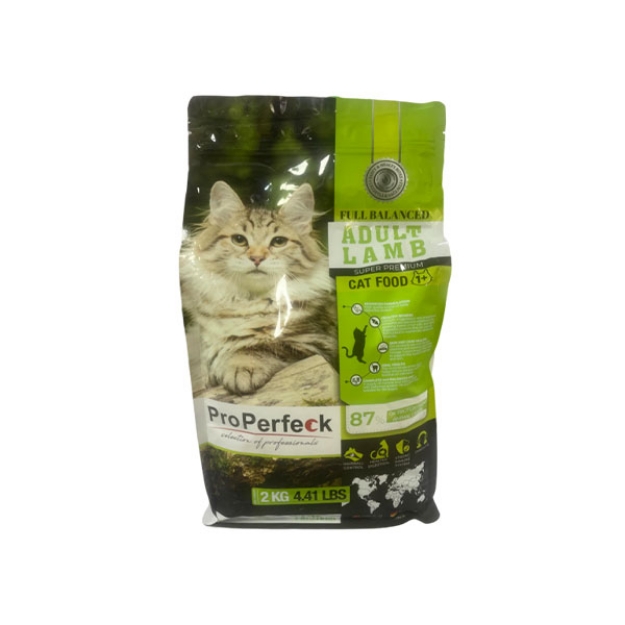 غذای خشک ProPerfeck مدل Adult Lamb مخصوص گربه بالغ تهیه شده از گوشت بره - 2 کیلوگرم
