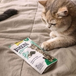 تشویقی بالشتی مغزدار GimCat مدل Nutri Pockets با طعم کت نیپ مخصوص گربه - 60 گرم