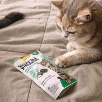 تشویقی بالشتی مغزدار GimCat مدل Nutri Pockets با طعم کت نیپ مخصوص گربه - 60 گرم