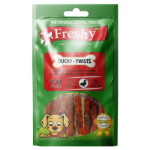 تشویقی دنتال Freshy مدل Duck Twists مخصوص سگ تهیه شده از گوشت اردک - بسته 10 عددی 90 گرم