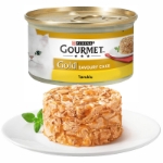 کنسرو Gourmet مدل کیک مخصوص گربه تهیه شده از گوشت مرغ - 85 گرم