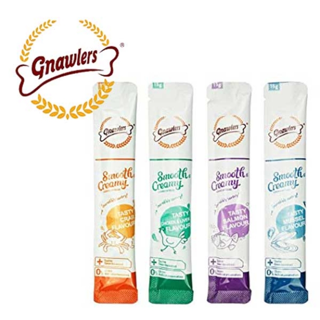 بستنی کرمی Gnawlers مخصوص گربه در طعم های مختلف - 1 عدد