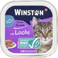 ووم Winston مخصوص گربه بالغ تهيه شده از ماهی سالمون - 100 گرم