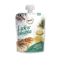 پودينگ Gnawlers مخصوص گربه حاوی تورین تهيه شده از مرغ و آناناس - 100 گرم