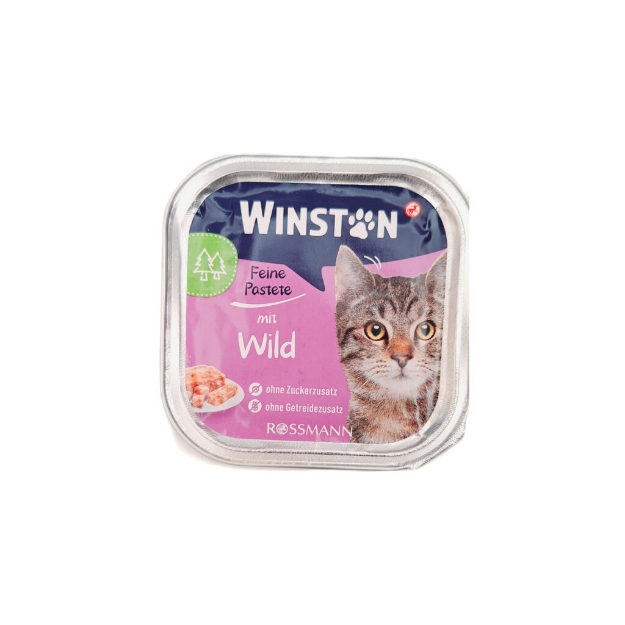 ووم Winston مخصوص گربه بالغ تهيه شده از گوشت شکار - 100 گرم
