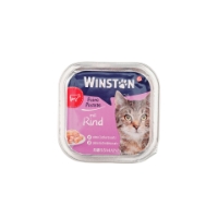 ووم Winston مخصوص گربه بالغ تهيه شده از گوشت گاو - 100 گرم
