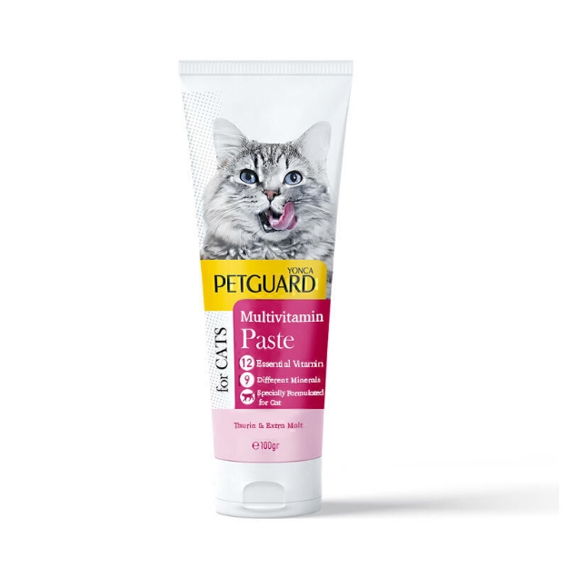 خمير مكمل مولتی ويتامين PetGuard مخصوص سگ و گربه - 100 گرم