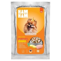 پوچ هام هام Ham Ham مدل Chicken & Potato تهيه شده از مرغ و سيب زمينی مخصوص سگ - 150 گرم