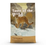 تصویر  غذای خشک Taste of the wild مدل Canyon River مخصوص گربه تهیه شده از ماهی قزل آلا و سالمون دودی - 2 کیلوگرم