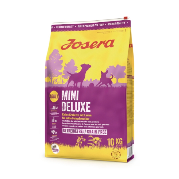غذا خشک Josera مدل Mini Delux بدون غلات مخصوص سگ های بالغ نژاد کوچک - 500 گرم (زیپ کیپ فله)