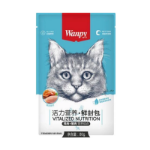 پوچ Wanpy مخصوص گربه تهیه شده از گوشت مرغ و خرچنگ - 80 گرم
