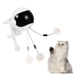 اسباب بازی Roz Pet مدل يويو روباتيک مخصوص گربه - سفید/طوسی