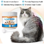تصویر  پودر Oimmal مدل L-Lysine Immune Support مناسب تقويت سيستم ايمنی مخصوص گربه - 120 گرم