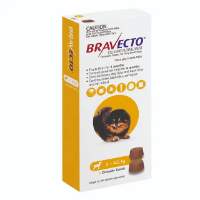 قرص جویدنی MSD مدل Bravecto 112/5 mg مخصوص سگ با وزن 2 تا 4 کیلوگرم - 1 عدد