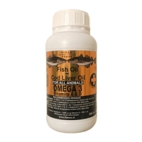 روغن ماهی Titan تهيه شده از روغن ماهی و روغن جگر ماهی كاد مخصوص سگ و گربه - 500 ميلی ليتر