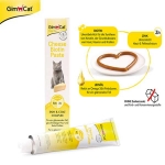 خمير GimCat مدل Cheese Biotin Paste تقويت كننده پوست و مو با طعم پنير مخصوص گربه - 50 گرم