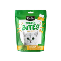 	تشويقی دنتال Kit Cat مدل Breath Bites مخصوص گربه تهيه شده از مرغ و نعنا - 60 گرم