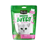 تشويقی دنتال Kit Cat مدل Breath Bites مخصوص گربه تهيه شده از ماهی تن و نعنا - 60 گرم