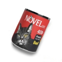 كنسرو Noveluxe مدل Pate تهيه شده از گوشت گوساله مخصوص گربه - 400 گرم