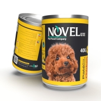 كنسرو Noveluxe مدل Pate تهيه شده از گوشت مرغ مخصوص سگ - 400 گرم