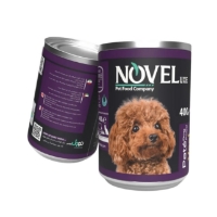 كنسرو Noveluxe مدل Pate تهيه شده از گوشت گوساله مخصوص سگ - 400 گرم