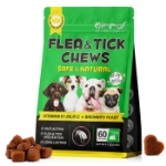 تشويقی ضد کک و کنه Oimmal مدل Flea & Thick Chews با طعم اردک مخصوص سگ - 60 عدد