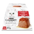 پک 2 عددی موس Gourmet Gold مدل Revelations تهيه شده از گوشت گوساله مخصوص گربه - 57x2 گرم