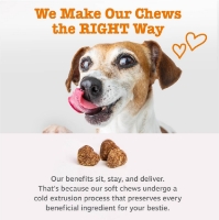عکس مكمل Zesty Paws مدل Skin & Coat Bite برای مراقبت از پوست و مو با طعم بيكن مخصوص سگ - 90 عدد
