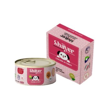 تصویر محصول کنسرو Shayer مخصوص توله سگ (Natural Style) با طعم مرغ و بوقلمون - 120 گرم