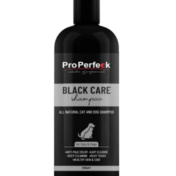 تصویر محصول شامپو روزانه مخصوص سگ و گربه ProPerfeck مدل Black Care مناسب برای سگ ها و گربه هایی که موی مشکی دارند - 250 میلی لیتر