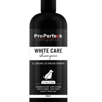 تصویر محصول شامپو روزانه مخصوص سگ و گربه ProPerfeck مدل White Care تهیه شده از عصاره وانیل - 250 میلی لیتر