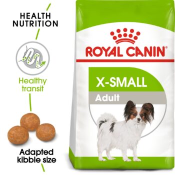 تصویر محصول غذای خشک مخصوص سگ Royal Canin مدل X-Small مناسب برای سگ های بالغ نژاد بسیار کوچک - 1/5 کیلوگرم