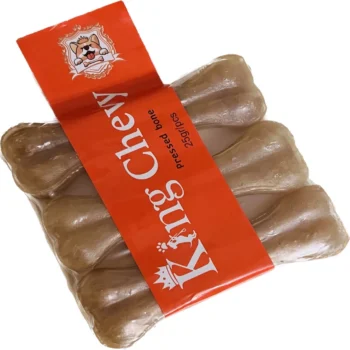 تصویر محصول تشویقی King Chewy مدل استخوان ژلاتینی 10 سانتی - 3 عددی
