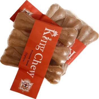 تصویر محصول تشویقی King Chewy مدل استخوان ژلاتینی 10 سانتی - 3 عددی