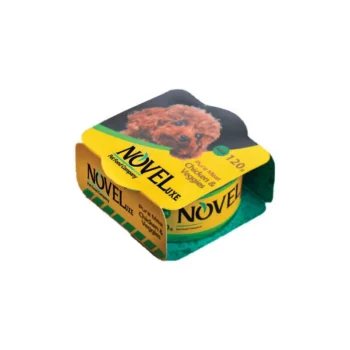 تصویر محصول کنسرو Novelux مخصوص سگ تهیه شده از مرغ و سبزیجات - 120 گرم