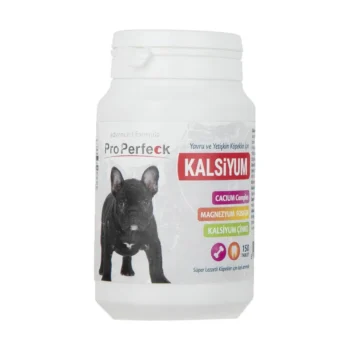 تصویر محصول قرص مکمل ProPerfect مدل Calcium حاوی کلسیم و منیزیم مخصوص سگ - 150 عددی