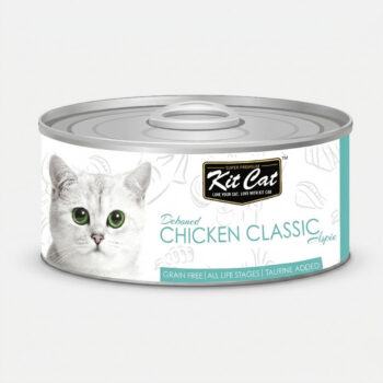 عکس كنسرو Kit Cat تهيه شده از مرغ کلاسیک مخصوص گربه - 80 گرم